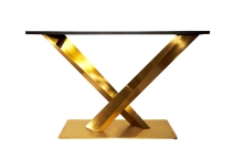 CHÂN BÀN INOX MẠ VÀNG