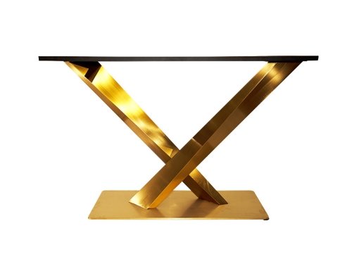 CHÂN BÀN INOX MẠ VÀNG